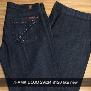 7FAMK DOJO 29x34 trouser